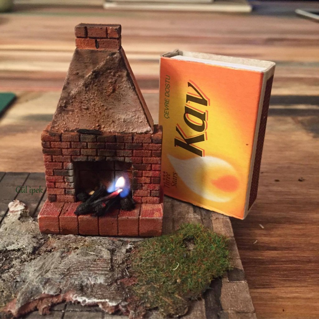 Miniature fireplace By Gül ipek