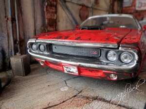 Diorama / Old 1970 Dodge