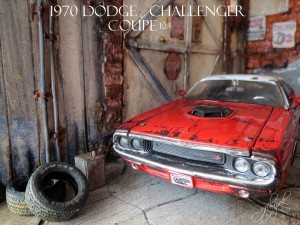 Diorama /1970 Dodge Challenger Coupe
